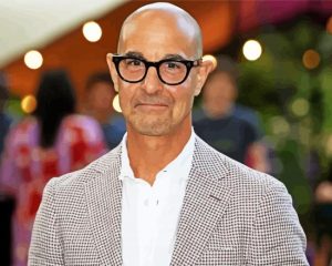 Stanley Tucci Illustration Diamond Painting