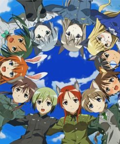 Strike Witches Characters Diamond Painting