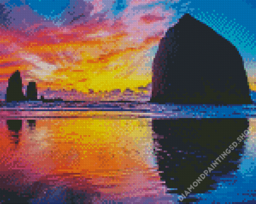 Sunset Oregon Coast Diamond Paintings