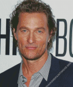 The Actor Matthew McConaughey Diamond Paintings