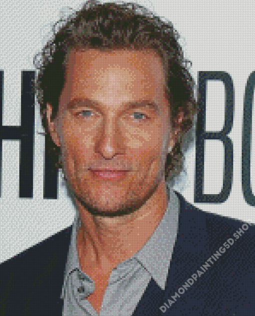 The Actor Matthew McConaughey Diamond Paintings