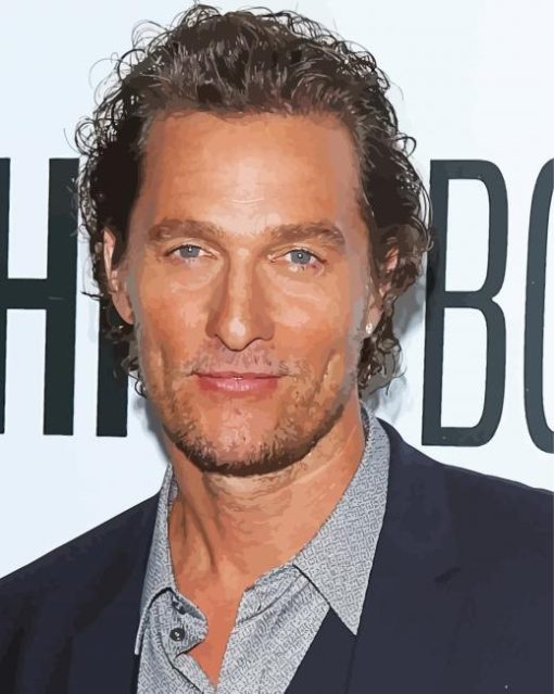 The Actor Matthew McConaughey Diamond Painting