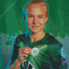 The Football Player Pernille Harder Diamond Painting