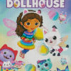 Gabby Dollhouse Poster Diamond Paintings