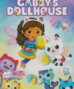 Gabby Dollhouse Poster Diamond Paintings