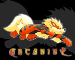 Arcanine Pokemon Anime Diamond Painting