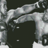 Black And White Cassius Clay vs Sonny Liston 5D Diamond Paintings