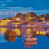 Boothbay At Night 5D Diamond Paintings