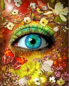 Flowers Eyes 5D Diamond Painting