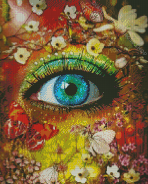 Flowers Eyes 5D Diamond Paintings