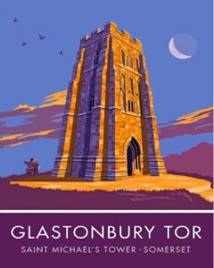 Glastonbury Tor Poster Diamond Painting