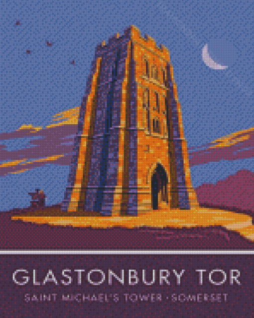 Glastonbury Tor Poster Diamond Paintings