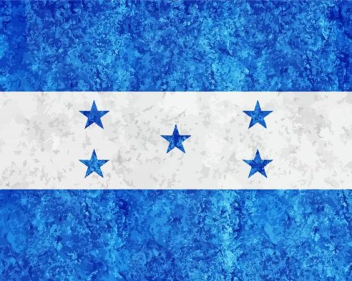 Honduras Flag 5D Diamond Painting