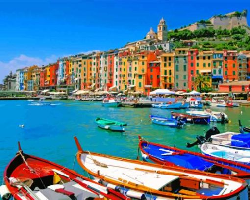 Italy Porto Venere 5D Diamond Painting