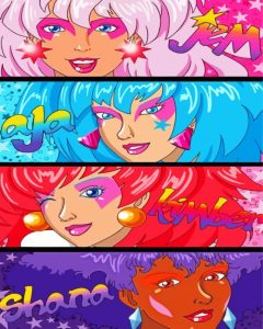 Jem And Holograms Characters Poster Diamond Painting