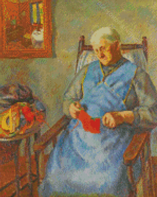 Lady Knitting 5D Diamond Paintings