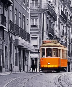 Lisbon Tram Diamond Painting