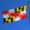 Maryland Flying Flag Diamond Painting