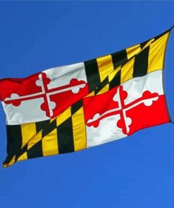 Maryland Flying Flag Diamond Painting