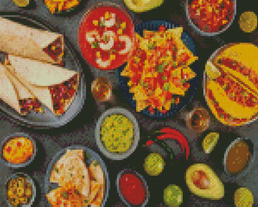 Mexican Food 5D Diamond Paintings