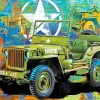 Military Jeep Art 5D Diamond Painting
