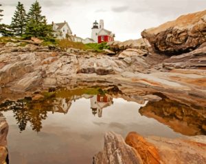 Pemaquid Point Maine 5D Diamond Painting