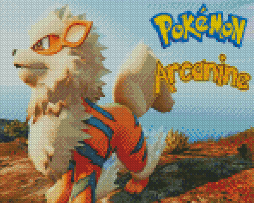 Pokemon Anime Arcanine Diamond Paintings