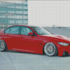 Red BMW M3 F80 Car Diamond Paintings