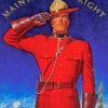 Royal Canadian Mounted Police Poster Art Diamond Painting