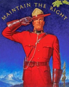 Royal Canadian Mounted Police Poster Art Diamond Painting