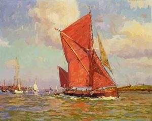 The Thames Sailing Barge 5D Diamond Painting