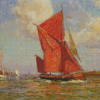The Thames Sailing Barge 5D Diamond Paintings