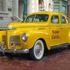 Vintage Yellow Taxi Cab 5D Diamond Painting