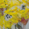 Yellow Flower Abstract Diamond Paintings