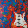 Abstract Guitar 5D Diamond Paintings