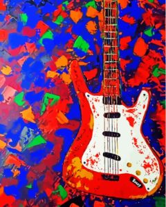 Abstract Guitar 5D Diamond Painting