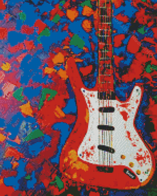 Abstract Guitar 5D Diamond Paintings