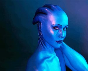 Blue Liara T'Soni Diamond Painting