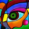 Colorful Abstract Eye 5D Diamond Painting