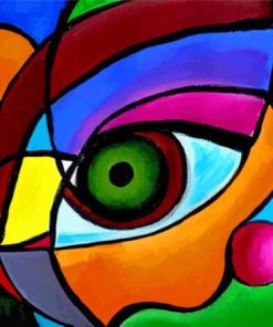 Colorful Abstract Eye 5D Diamond Painting