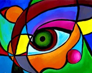 Colorful Abstract Eye 5D Diamond Painting