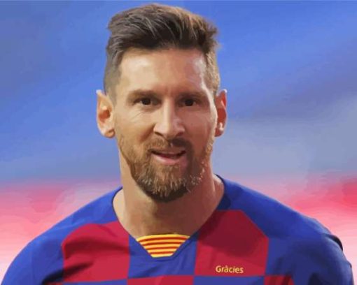 Cool Messi Barcelona 5D Diamond Painting