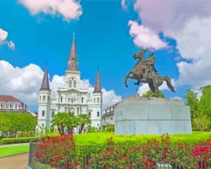 Jackson Square New Orleans Diamond Painting