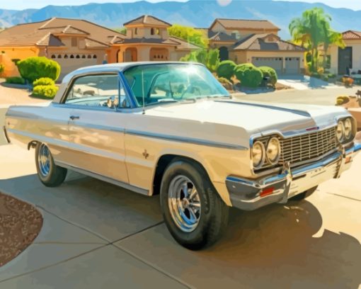 1964 Chevrolet Imapala Diamond Painting