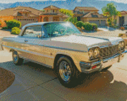 1964 Chevrolet Imapala Diamond Paintings