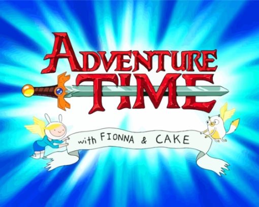 Adventure Time With Fionna And Cake Diamond Painting