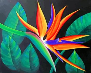 Aesthetic Bird Of Paradise Flower Diamond Painting