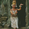 Asia Cambodia Dancer Diamond Paintings