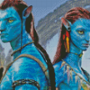Avatar The Way of Water Jake And Neytiri Diamond Paintings