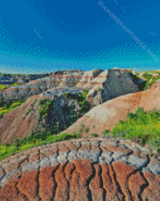 Badlands National Park Night Diamond Paintings